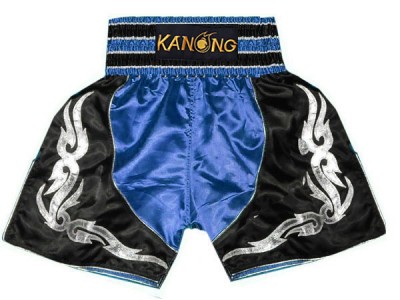 Boxing Shorts : KNBSH-202-Blue-Black